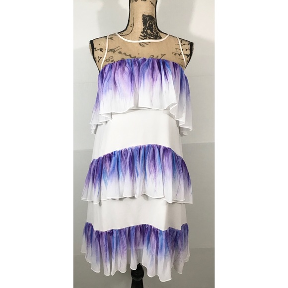 Nha Khanh Noralee Purple & White Tiered Dr… - Picture 4 of 8